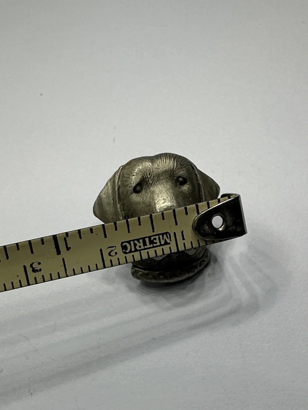 Pewter Labrador Lapel Pin Stamped TaT inc - Picture 6 of 8
